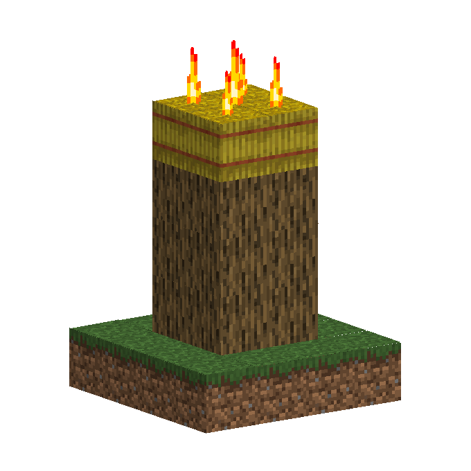 one agreed fire, visible from anywhere: come