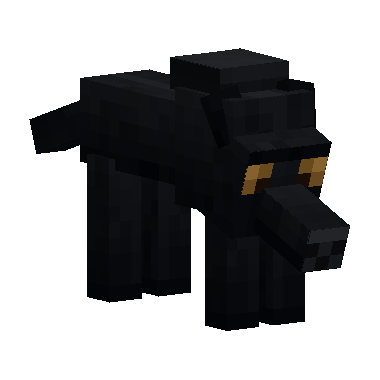 the black dog of the folklore, whole