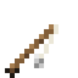 the crook's pull, in a fishing rod's shape