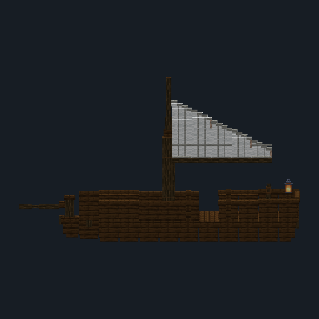 dark oak, full canvas