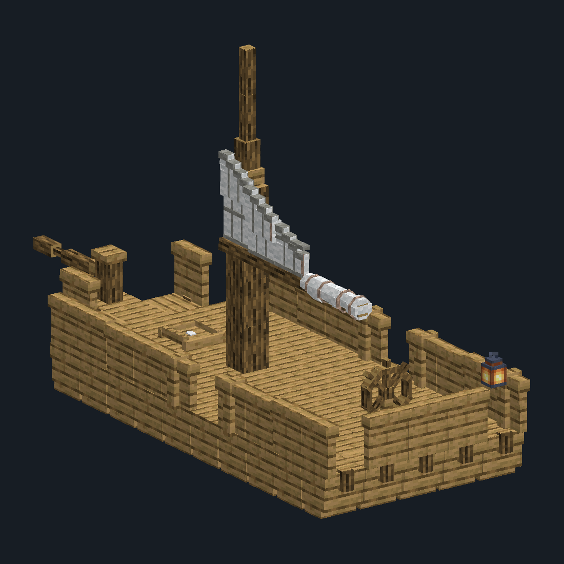 half sail, the working rig