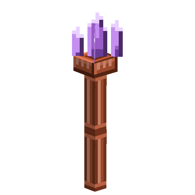 copper carries it there, amethyst throws it, you catch it in your hand