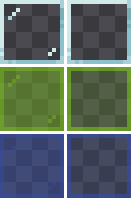 the glass loses its stripes