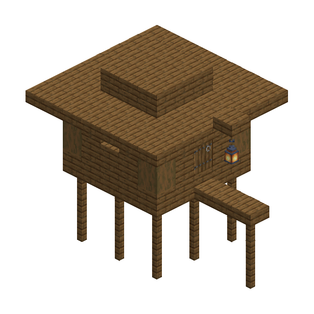 the hermit's stilt hut