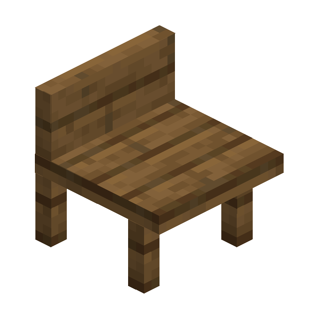 the chair, in spruce
