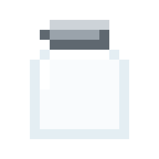 the jar, empty and waiting