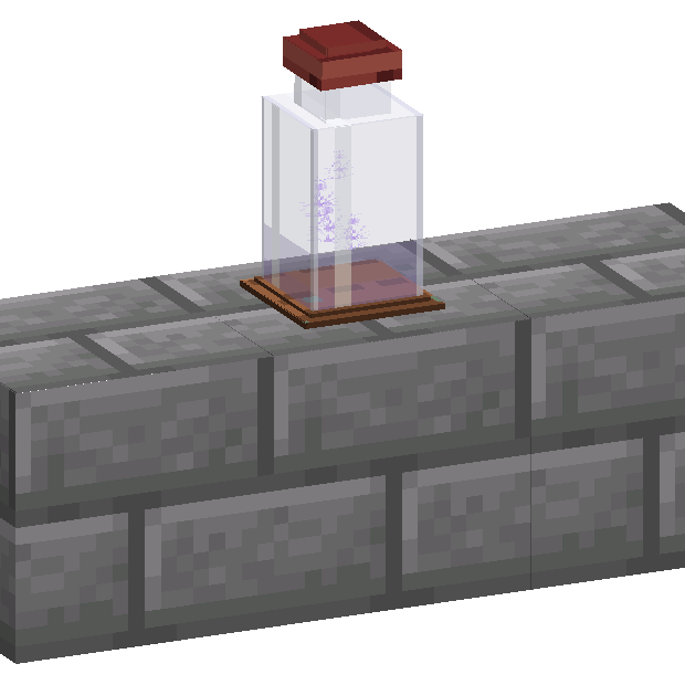 the same bottle with the glass falling