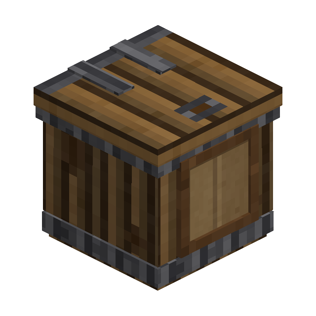 the bin -- sixty-four slots of one kind, the kind shown on its face