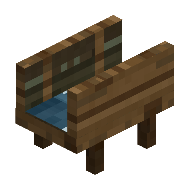 the flume -- a timber trough carrying the head, never above the pond it came from